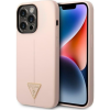 Guess Silicone Triangle Apple iPhone 14 Pro hátlap tok, pink (GUE1982)