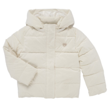 Guess Steppelt kabátok HOODED LS PADDED PUFFER W/ZIP Fehér 2 ans gyerek kabát, dzseki