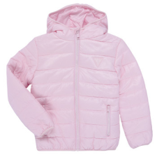Guess Steppelt kabátok HOODED LS PADDED PUFFER W ZIP Rózsaszín 12 ans gyerek kabát, dzseki