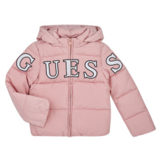 Guess Steppelt kabátok HOODED LS PADDED PUFFER W/ZIP Rózsaszín 8 ans