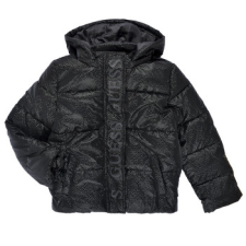 Guess Steppelt kabátok HOODED LS PUFFER Fekete 8 ans gyerek kabát, dzseki