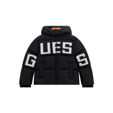 Guess Steppelt kabátok  HOODED PADDED JACKET Fekete 4 ans