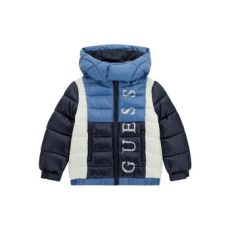 Guess Steppelt kabátok HOODED PADDED JACKET Kék 4 ans