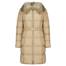 Guess Steppelt kabátok NEW MARISOL LONG BELTED JACKET Bézs EU XL női dzseki, kabát