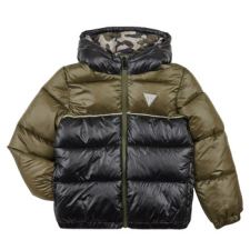 Guess Steppelt kabátok  PADDED HOODED LS JACKET W/ZIP Sokszínű 10 ans gyerek kabát, dzseki