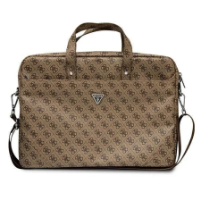 Guess táska GUCB15P4TW 16" barna Saffiano 4G háromszög Logo tok és táska