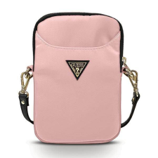 Guess telefontáska GUPBNTMLLP rózsaszín Nylon háromszög logó tok és táska