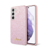 Guess Telefontok Samsung Galaxy S24+ (S24 Plus) - Guess Glitter Script Hátlaptok - pink