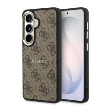 Guess Telefontok Samsung Galaxy S26 - Guess 4G - barna mintás MagSafe kompatibilis hátlap tok tok és táska