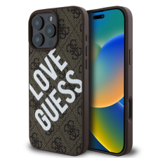 Guess tok Barna Apple iPhone 16 Pro készülékhez GUHMP16LP4PLGWW (130411) tok és táska