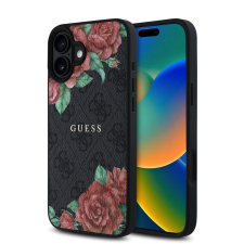 Guess tok fekete/virágmintás GUHMP16SP4ROPEMCK Apple iPhone 16 készülékhez tok és táska