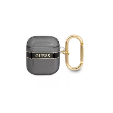 Guess TPU Apple AirPods 1 / 2 tok - Fekete (GUA2HHTSK) fülhallgató, fejhallgató tok