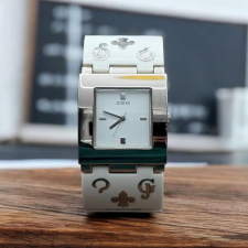  Guess White in Steel Karóra karóra