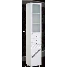  Guido Ocean-1013 fürdőszobabútor két fiókkal, üveg ajtóval,szennyes kosárral fürdőszoba bútor