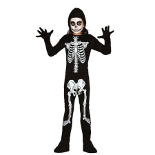 Guirca gyerek csontváz jelmez - Halloween, 3-4 éveseknek jelmez