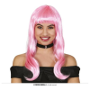 Guirca Hosszú rózsaszín, pink paróka