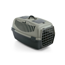 Gulliver Szállító 2 55x36x35cm Green Line Sötétszürke/Szürke szállítóbox, fekhely kutyáknak