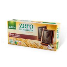 Gullón Choco Tablet - Étcsokoládés keksz hozzáadott cukor nélkül 275 g csokoládé és édesség