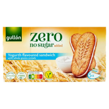 Gullon joghurtos reggeli szendvics keksz 220g csokoládé és édesség