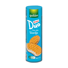 Gullon Mega Duo vaníliás szendvicskeksz - 500g csokoládé és édesség