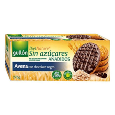 Gullon Zabkeksz GULLON Avena étcsokoládés hozzáadott cukor nélkül 275g csokoládé és édesség