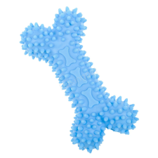  Gumicsont kutyajáték 15 cm - Világoskék játék kutyáknak