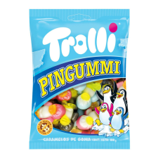 Gumicukor Trolli pingvin - 100 g csokoládé és édesség
