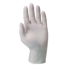 Gumikesztyű COVERGUARD latex púderes fehér L 100 darab/doboz védőkesztyű