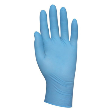 Gumikesztyű COVERGUARD nitril púdermentes kék S 100 darab/doboz védőkesztyű