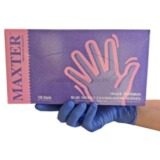 GUMIKESZTYŰ M- MÉRET 1 DOBOZ 200 DB. NITRILE. LATEX ÉS PÚDERMENTES