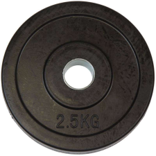 Gumírozott súlytárcsa Aktivsport 2,5 kg 31 mm markolat nélkül súlytárcsa