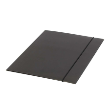 Gumis mappa a4, 400g. karton fornax glossy fekete mappa