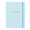 Gumis mappa, A4, Colors - Világoskék