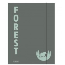  Gumis mappa, A4, Terra - Zöld mappa