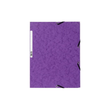Gumis mappa karton Exacompta prespán A/4 lila mappa