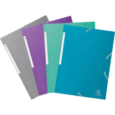  Gumis mappa karton Exacompta Teksto A/4 vegyes színek mappa