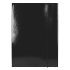 Gumis mappa OPTIMA A/4 fekete 400 g mappa