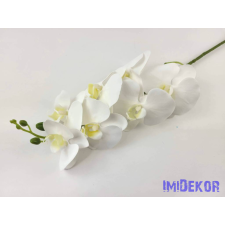  Gumis orchidea 7 fejes ág 77 cm - Fehér dekoráció