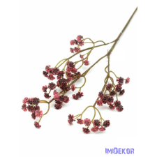  Gumis rezgő ág 62 cm - Mályva dekorációs kellék