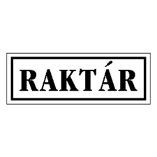 GUNGL DEKOR Matrica raktár fehér "a" 200 / 540 információs címke