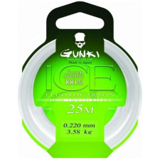 Gunki fluorocarbone zsinór ice 25m 0,44mm horgászzsinór