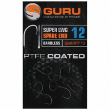 GURU Super LWG Hook Size 12 (Barbless/Spade End) horog