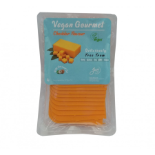 Gusto vegán készítmény szeletelt cheddar ízű 140 g reform élelmiszer