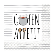 Guten Appetit szalvéta 16 db-os 33x33 cm papírárú, csomagoló és tárolóeszköz