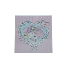  Gyémántszemes kirakó - Szívben nyúl kreatív és készségfejlesztő