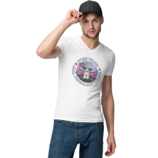  Gyere velünk, anál viszgálatot tartunk - Férfi V Nyakú Póló férfi póló