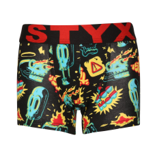  Gyerek boxeralsó Styx művészet sportos gumipánt toohot (GJ1458) 4-5 éves