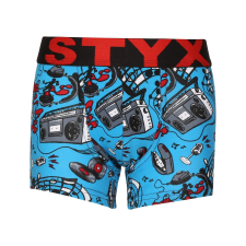  Gyerek boxeralsó Styx művészet sportos gumipánt zene (GJ1558) 6-8 éves gyerek alsó