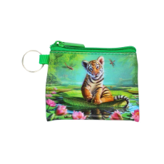  Gyerek pénztárca Tiger 3D 11x8 cm