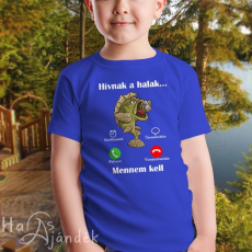  Gyerek póló horgászoknak - Hívnak a halak